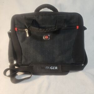 Wenger Swiss Army Laptop Computer Case Shoulder Bag Messenger Bag CarryOn Black